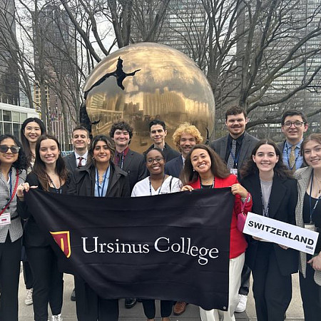 Model UN Students in NYC