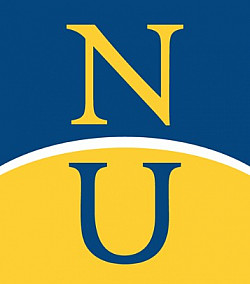 Neumann University color logo NU