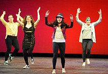 Students perform at the 35th annual Airband, which raised money for Girls Rock Philly.