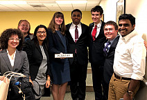 The Ursinus College Mock Trial team earned high marks at the American Mock Trial Association Regional competition.