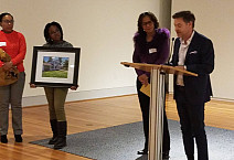 The event also honored Paulette Patton for her contributions. She was presented with a photo of Unity House.