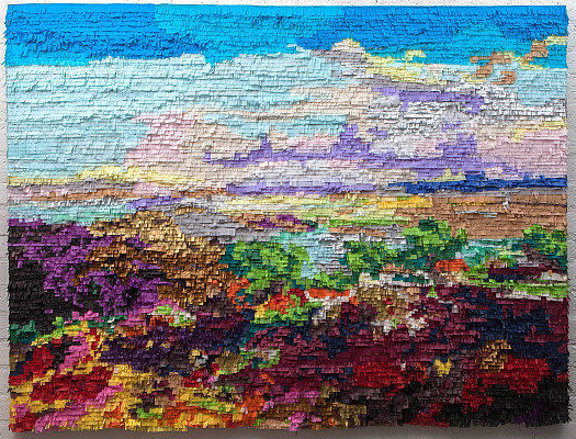 Valle de México desde el Cerro de Santa Isabel (after Jose Maria Velasco), 2016. Photo: Mikayla Whitmore. Courtesy of the artist.