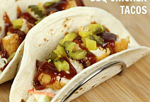 15 minute BBQ Chicken Tacos