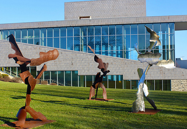 Joe Mooney, Aspects of Art—Dancer, Muse, Scholar, Artisan, 2002. Stainless steel. Gift of the A...
