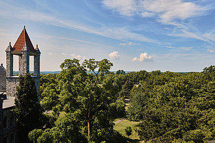 Bomberger Tower from high
