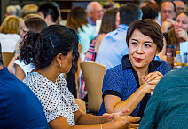 faculty at conference