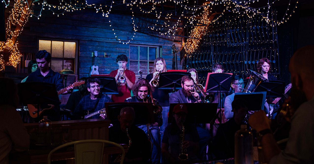 Ursinus Jazz Ensemble performs at Troubles End Brewing on Oct 11, 2023