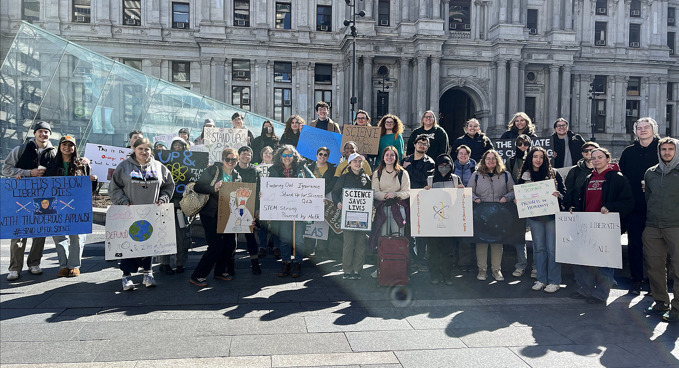 Parlee Center Joins Stand Up For Science Rally in Philadelphia